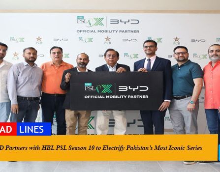 BYD Partners with HBL PSL Season 10 to Electrify Pakistan’s Most Iconic Series