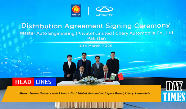 Master Group Partners with China’s No.1 Global Automobile Export Brand, Chery Automobile