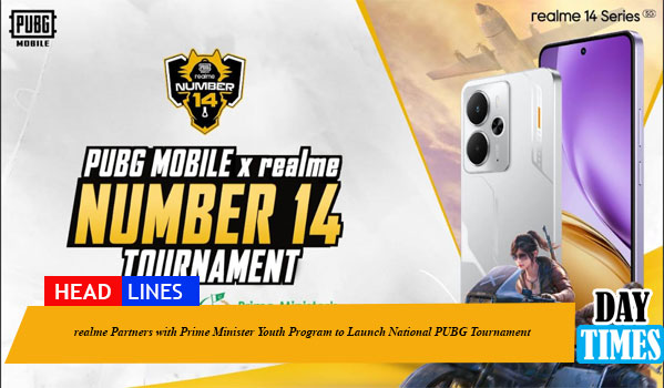 realme Partners with Prime Minister Youth Program to Launch National PUBG Tournament, Promoting eSports with ₨1 Million Prize Pool and realme 14 Series Gifts